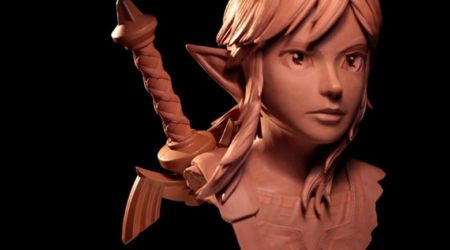 Une statue d’argile à l’effigie de Link