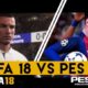 fifa 18 vs pes 18 face à face graphismes
