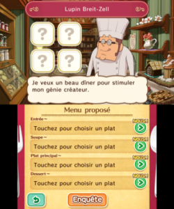 aventure layton katrielle menu parfait