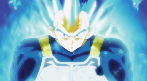 Dragon Ball Super Vegeta éveil ssj blue ultra instinct