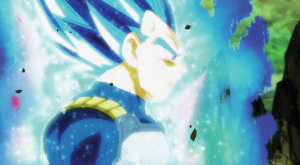 Dragon Ball Super Vegeta éveil ssj blue ultra instinct