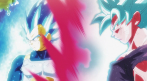Dragon Ball Super Vegeta éveil ssj blue ultra instinct