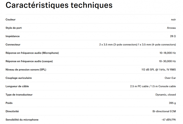 Image du Sennheiser GSP 600