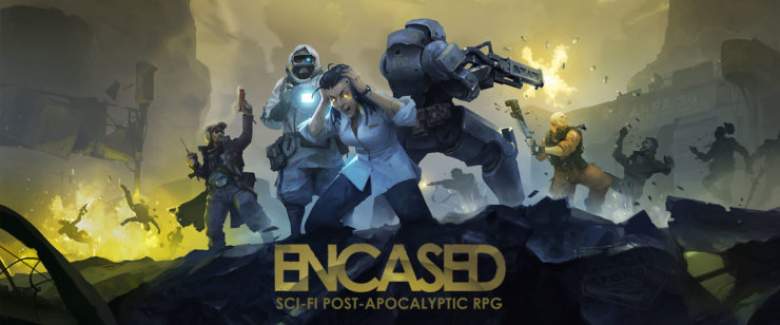 encased