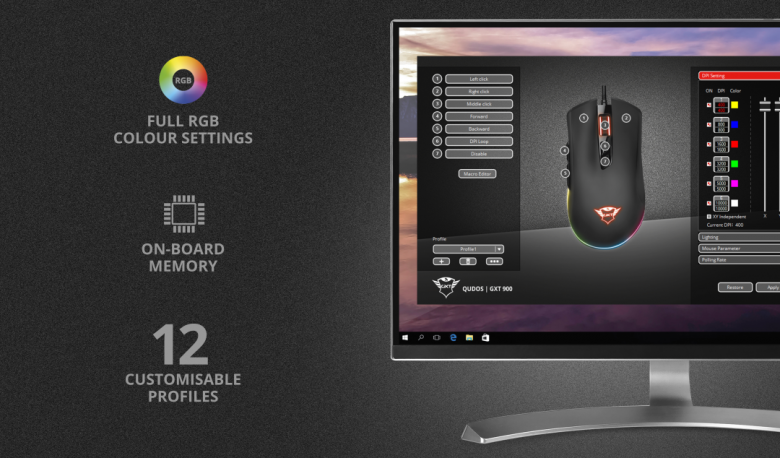 Config GXT 900 Qudos