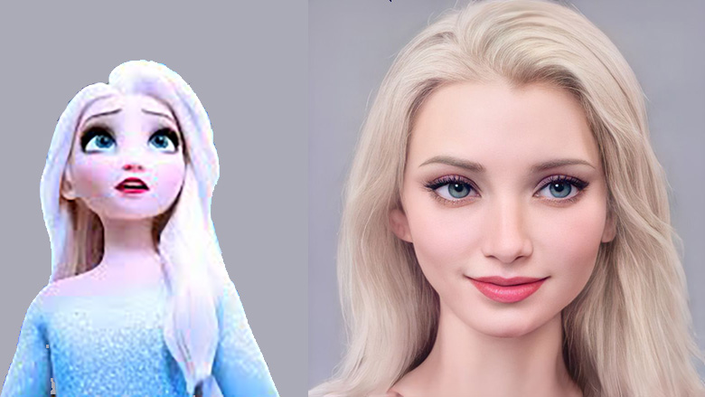 Les personnages Disney, en vrai (ou presque)