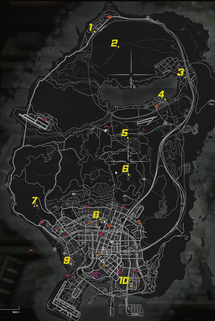 GTA MAP