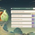 genshin impact liesse au clair de lune chercheur de lune voie du givre Dosdragon event coffres amulettes sélénites
