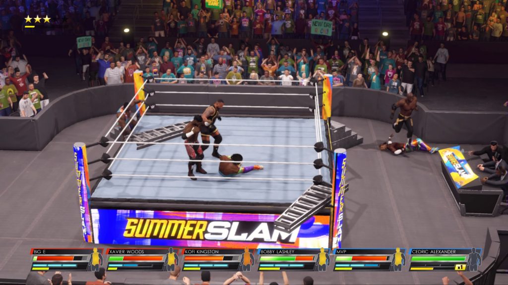 WWE 2K22 ladder match