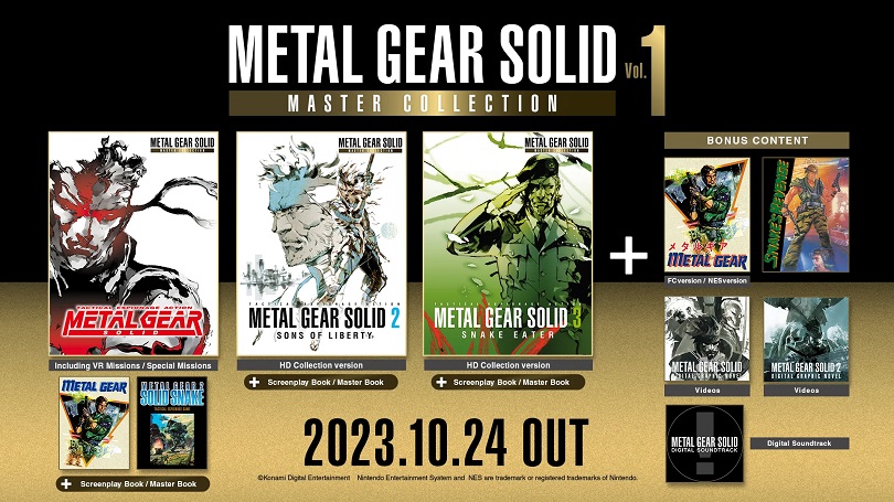 Contenu MGS Master Collection Vol.1