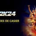 WWE 2K24 codes de casier
