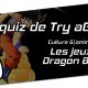 Quiz jeux Dragon Ball