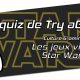Quiz Star Wars jeux vidéo